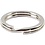 Vivi Gade Splitring, d 15 mm, verzilverd, 100 stuk/ 1 doos