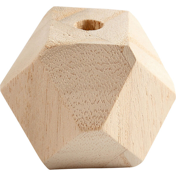 Creativ Company Diamantvormige kralen, B: 43 mm, gatgrootte 8 mm, 3 stuk/ 1 doos