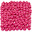 Creativ Company Houten Kralen, d 5 mm, gatgrootte 1,5 mm, roze, 150 stuk, 6 gr/ 1 doos