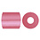 Strijkkralen, afm 5x5 mm, gatgrootte 2,5 mm, medium, roze parelmoer (32259), 1100 stuk/ 1 doos