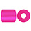 NABBI Strijkkralen, afm 5x5 mm, gatgrootte 2,5 mm, medium, roze neon (32257), 1100 stuk/ 1 doos