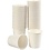 Beker van papier, H: 7,8 cm, d 7,2 cm, 205 ml, wit, 50 stuk/ 1 doos