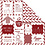 Vivi Gade Design papier, breiwerk, vel 30,5x30,5 cm, 180 gr, 5 vel/ 1 doos