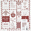 Vivi Gade Design papier, breiwerk, vel 30,5x30,5 cm, 180 gr, 5 vel/ 1 doos