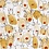 Creativ Company Inpakpapier, Rendieren, B: 50 cm, 80 gr, beige, rood, 100 m/ 1 rol