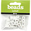 Creativ Company Letterkralen, G, afm 8x8 mm, gatgrootte 3 mm, wit, 25 stuk/ 1 doos