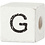 Creativ Company Letterkralen, G, afm 8x8 mm, gatgrootte 3 mm, wit, 25 stuk/ 1 doos