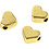 Creativ Company Space kralen, afm 5,5x7 mm, gatgrootte 1 mm, verguld, 3 stuk/ 1 doos