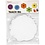 Bloemen, d 20 cm, 400 gr, wit, 5x3 stuk/ 1 doos