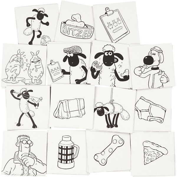 Shaun the Sheep Memorie spel, 400 gr, 15 set/ 1 doos