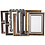Creativ Company Lijsten, afm 26,2x18,5 cm, metallic kleuren, 16 div vellen/ 1 doos