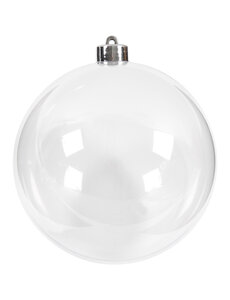 Creativ Company Deco ballen, d 13,6 cm, transparant, 1 stuk