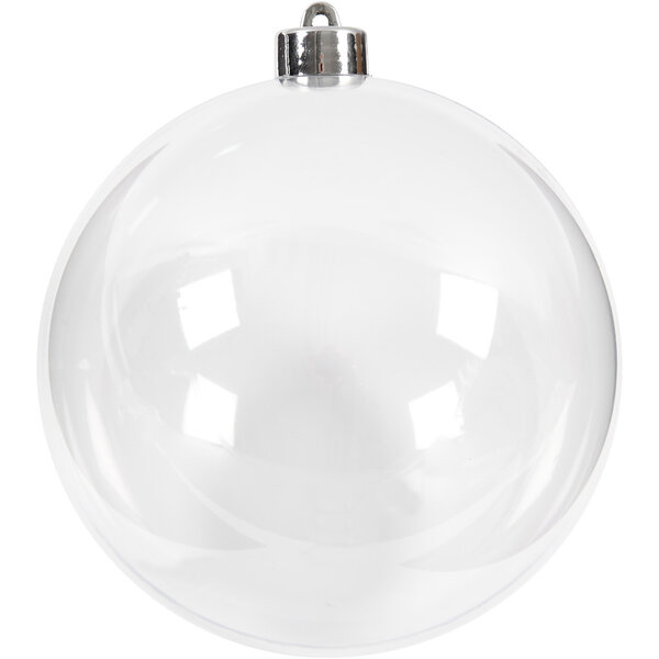 Creativ Company Deco ballen, d 13,6 cm, transparant, 1 stuk
