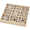 Creativ Company Hout decoratie, bloemen, afm 28 mm, 45 stuk/ 1 doos