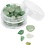 Creativ Company Kristallen kralen, Aventurien, d 7-12 mm, gatgrootte 1 mm, groen, 63 stuk/ 1 doos