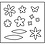 Creativ Company Snijmal, bloemen, afm 14x15,25 cm, dikte 15 mm, 1 stuk