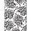 Creativ Company Embossing Folder , rozen, afm 13x18,5 cm, dikte 2 mm, 1 stuk
