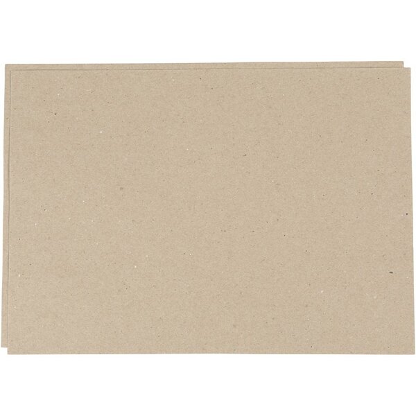 Creativ Company Kraft-Papier, A4, vel 210x297 mm, 135 gr, grijs bruin, 500 vel/ 1 doos