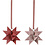Vivi Gade Papieren vlechtstroken, L: 44+78 cm, B: 15+25 mm, d 6,5+11,5 cm, rood, wit, 60 stroken/ 1 doos