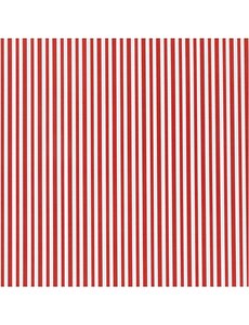  Inpakpapier, Strepen, B: 50 cm, 80 gr, rood/wit, 100 m/ 1 rol