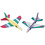 Creativ Company Vliegtuigen, L: 11,5-12,5 cm, B: 11-12 cm, wit, 3 stuk/ 1 doos
