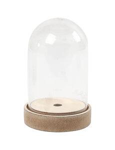 Creativ Company Stolp op houten voet, H: 12,5 cm, d 8 cm, 1 doos
