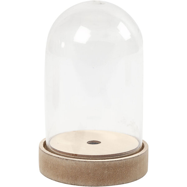 Creativ Company Stolp op houten voet, H: 12,5 cm, d 8 cm, 1 doos