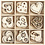 Creativ Company Hout decoratie, love, afm 28 mm, 45 stuk/ 1 doos
