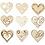 Creativ Company Hout decoratie, love, afm 28 mm, 45 stuk/ 1 doos