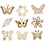 Creativ Company Hout decoratie, zomer, afm 28 mm, 45 stuk/ 1 doos