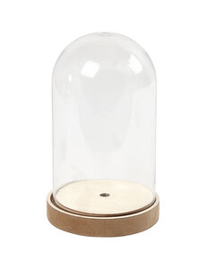 Creativ Company Stolp op houten voet, H: 18 cm, d 11 cm, 1 doos