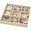 Creativ Company Hout decoratie, kerstmis, afm 28 mm, 45 stuk/ 1 doos