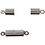Creativ Company Magneetsluiting met ogen, L: 17 mm, d 5 mm, verzilverd, 2 stuk/ 1 doos