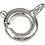 Creativ Company Veringsluiting, d 7 mm, zilver, 10 stuk/ 1 doos