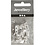 Creativ Company Brochespeld, L: 15 mm, verzilverd, 10 stuk/ 1 doos