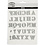 Creativ Company Snijmal, alfabet, afm 2x1,5-2,5 cm, 1 stuk