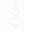Creativ Company Snijmal, hart, afm 15,2x30,37 cm, dikte 15 mm, 1 stuk