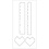 Creativ Company Snijmal, hartendoos, afm 15,2x30,37 cm, dikte 15 mm, 1 stuk