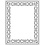 Creativ Company Embossing Folder , lijst, afm 11x14 cm, dikte 2 mm, 1 stuk