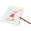 Tekenbord, A4, vel 210x297 mm, 120 gr, wit, 50 vel/ 1 stuk