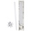 Creativ Company Vlechtstroken, L: 73 cm, d 11,5 cm, B: 25 mm, wit, 100 stroken/ 1 doos