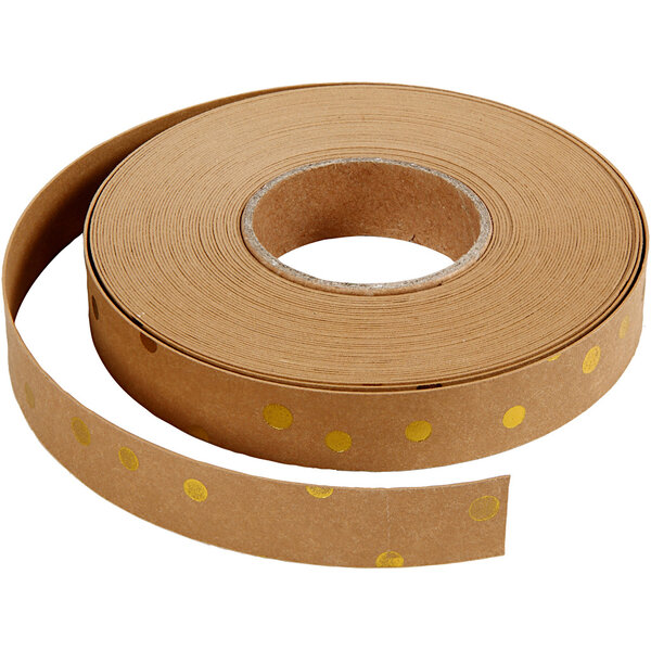 Creativ Company Vlechtstroken, B: 15 mm, dikte 0,55 mm, lichtbruin, 9.50 m/ 1 rol