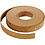 Creativ Company Vlechtstroken, B: 15 mm, dikte 0,55 mm, lichtbruin, 9.50 m/ 1 rol