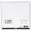 Creativ Company Kaarten en enveloppen, afmeting kaart 15,2x15,2 cm, afmeting envelop 16x16 cm, 230 gr, wit, 4 set/ 1 doos