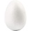 Creativ Company Eieren, H: 6 cm, wit, 50 stuk/ 1 doos