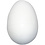 Creativ Company Eieren, H: 12 cm, wit, 25 stuk/ 1 doos