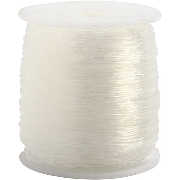 Creativ Company Elastisch koord, rond, dikte 0,8 mm, 100 m/ 1 rol