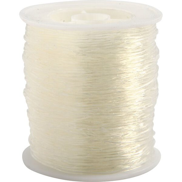 Creativ Company Elastisch koord, rond, dikte 1 mm, 50 m/ 1 rol