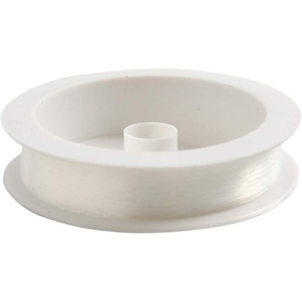 Creativ Company Nylondraad, dikte 0,25 mm, Treksterkte: 7,5 kg, 100 m/ 1 rol