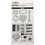 Creativ Company Stempels, embossingfolders en snijmallen, woorden en tekens, afm 1,5-6 cm, 1 doos